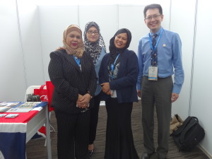 With UITM partners, Datin Noor Hamizah and Puan Kartini Basri (CEO), Husna Hashim (Trade and Prosperity Manager, UKTI Malaysia) and VP Dr Julian Ng