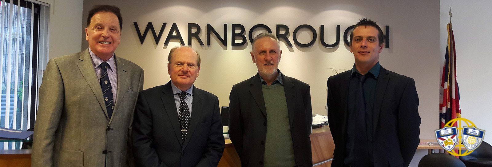 ACS Principal, John Mason, visits Warnborough HQ