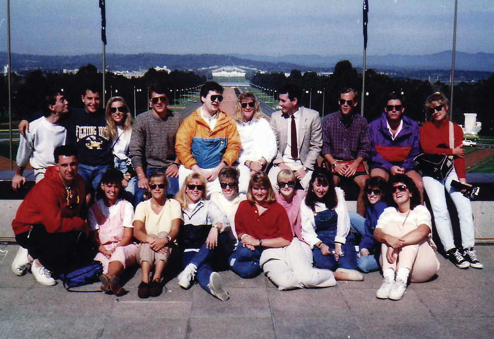 1987: Our second Study Abroad Australia group in Canberra