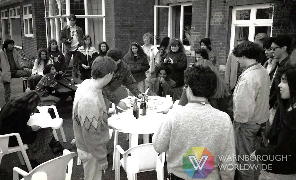 1989: Barbecue and student end-of-term party