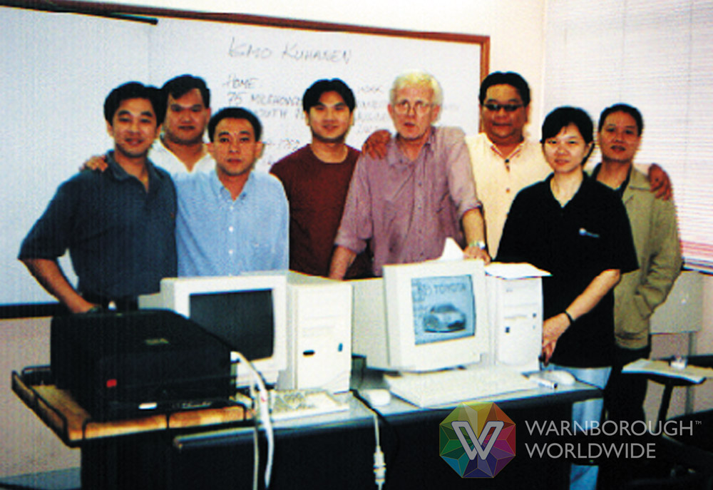 1999: Professor Ismo Kuhanen visiting our MBA class in Sibu, Malaysia