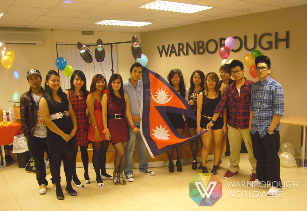 2011: Nepalese students about to hold a party after class