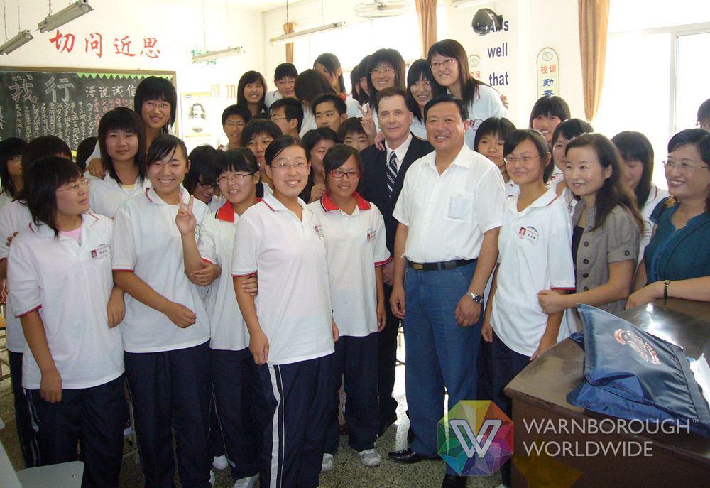 2014: Dr Brenden meets students in China