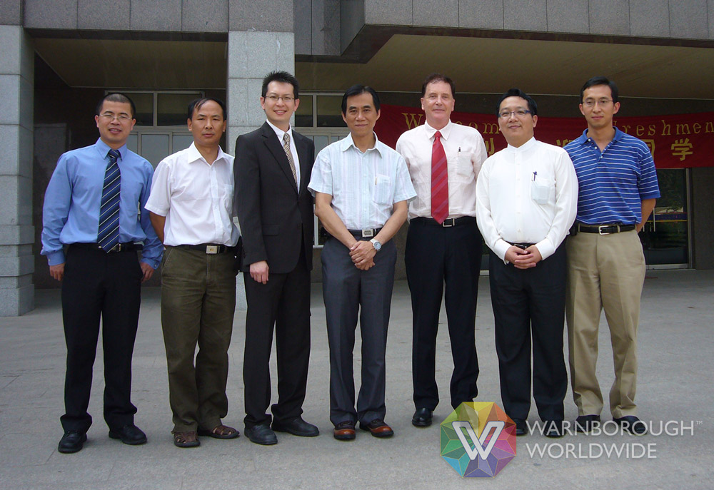 2014: With the heads of our learning centres in Hong Kong and China