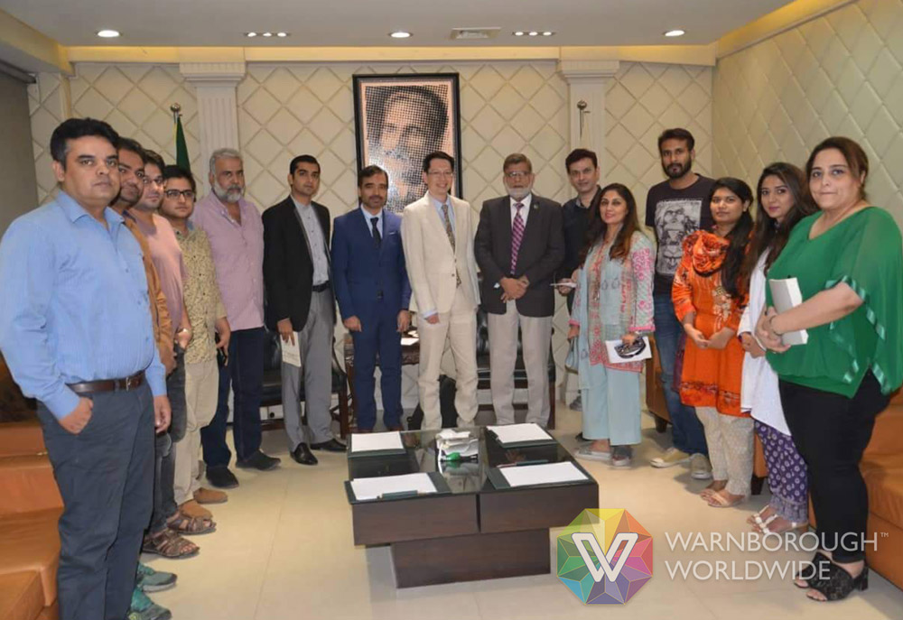 2018: Visiting the Lahore Chamber of Commerce with our partner STEP in Pakistan